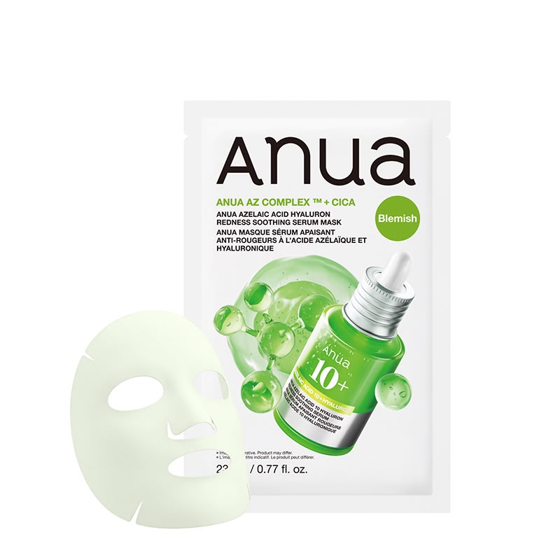 Anua Azelaic Acid 10 + Hyaluron Redness Soothing Serum Mask