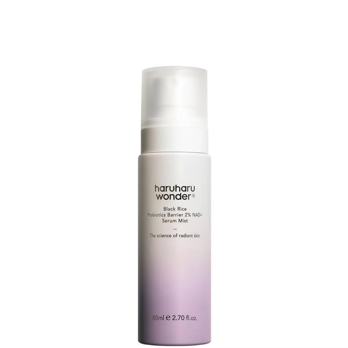 Haruharu Wonder Black Rice Probiotics Barrier 2% NAD+ Serum Mist 80ml