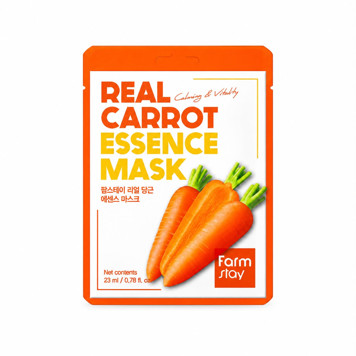 Farmstay Real Carrot Essence Mask 23ml