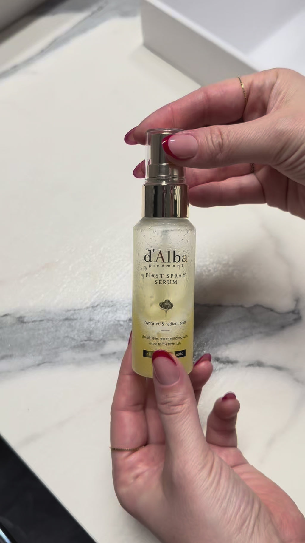 d’Alba White Truffle First Spray Serum – Siero spray idratante e illuminante 50ml