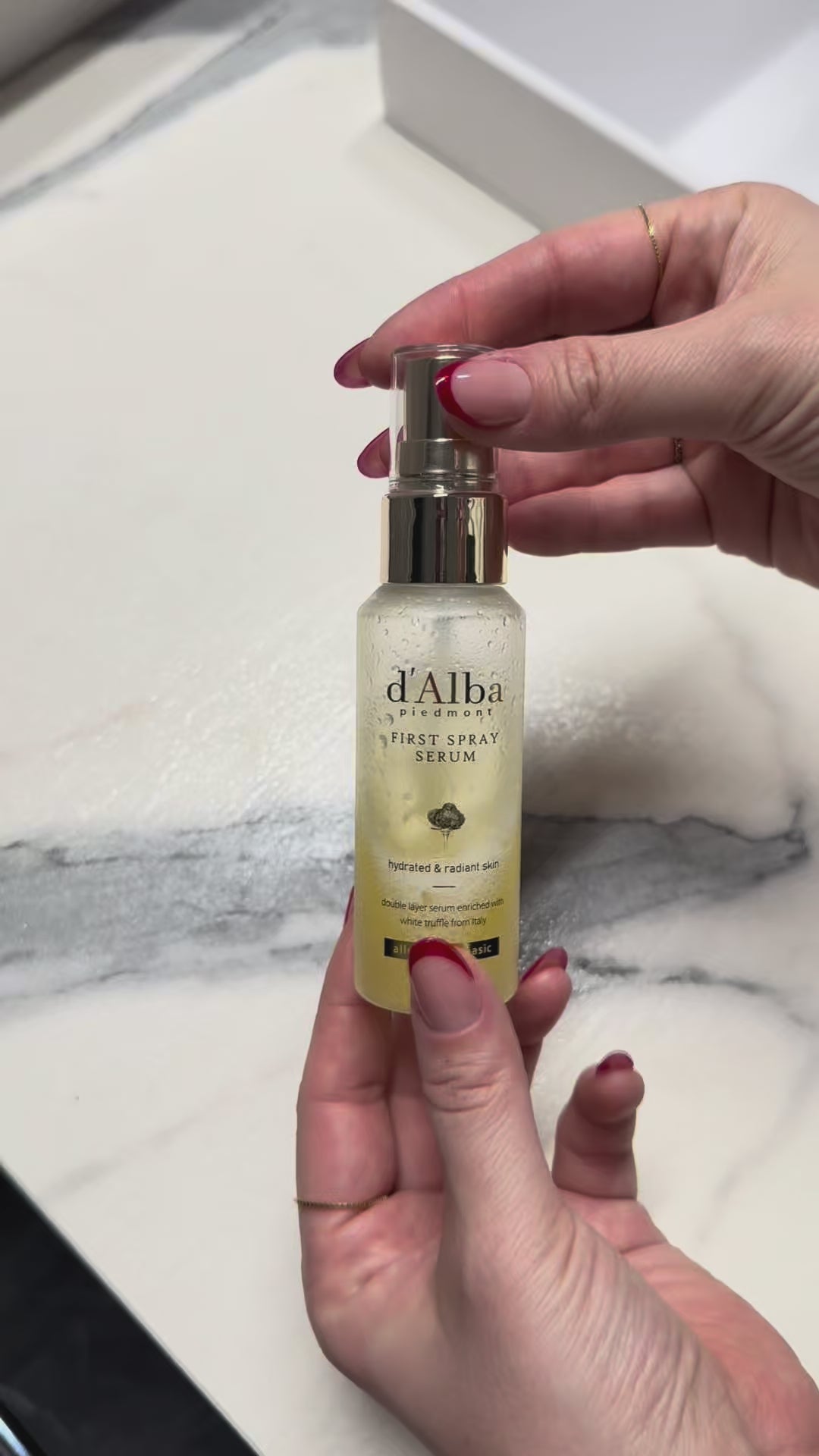 d’Alba White Truffle First Spray Serum – Siero spray idratante e illuminante 50ml